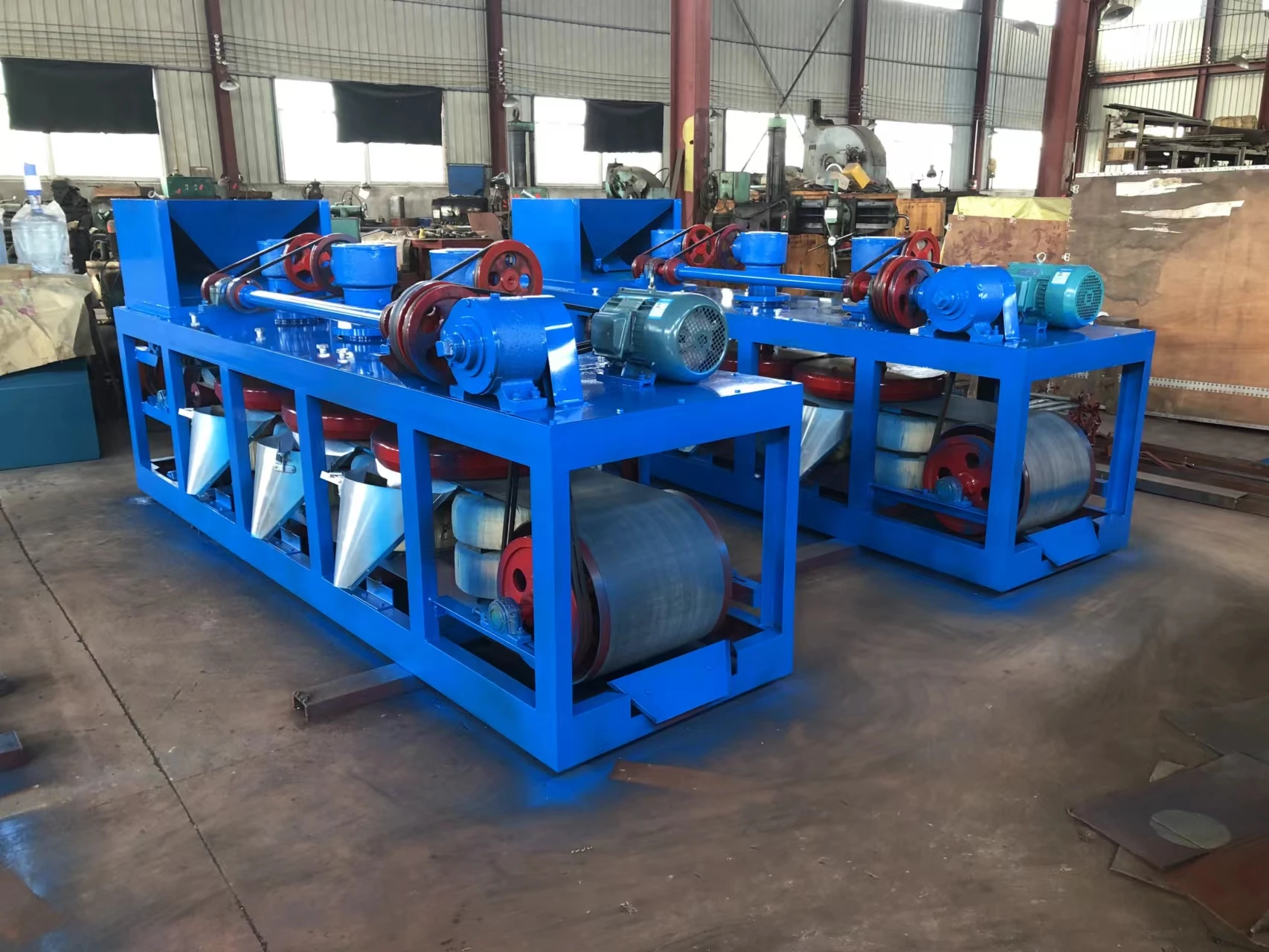 Dry Belt Magnetic Separator for Iron Tin Columbite Mineral Separator Customized Dry Magnetic