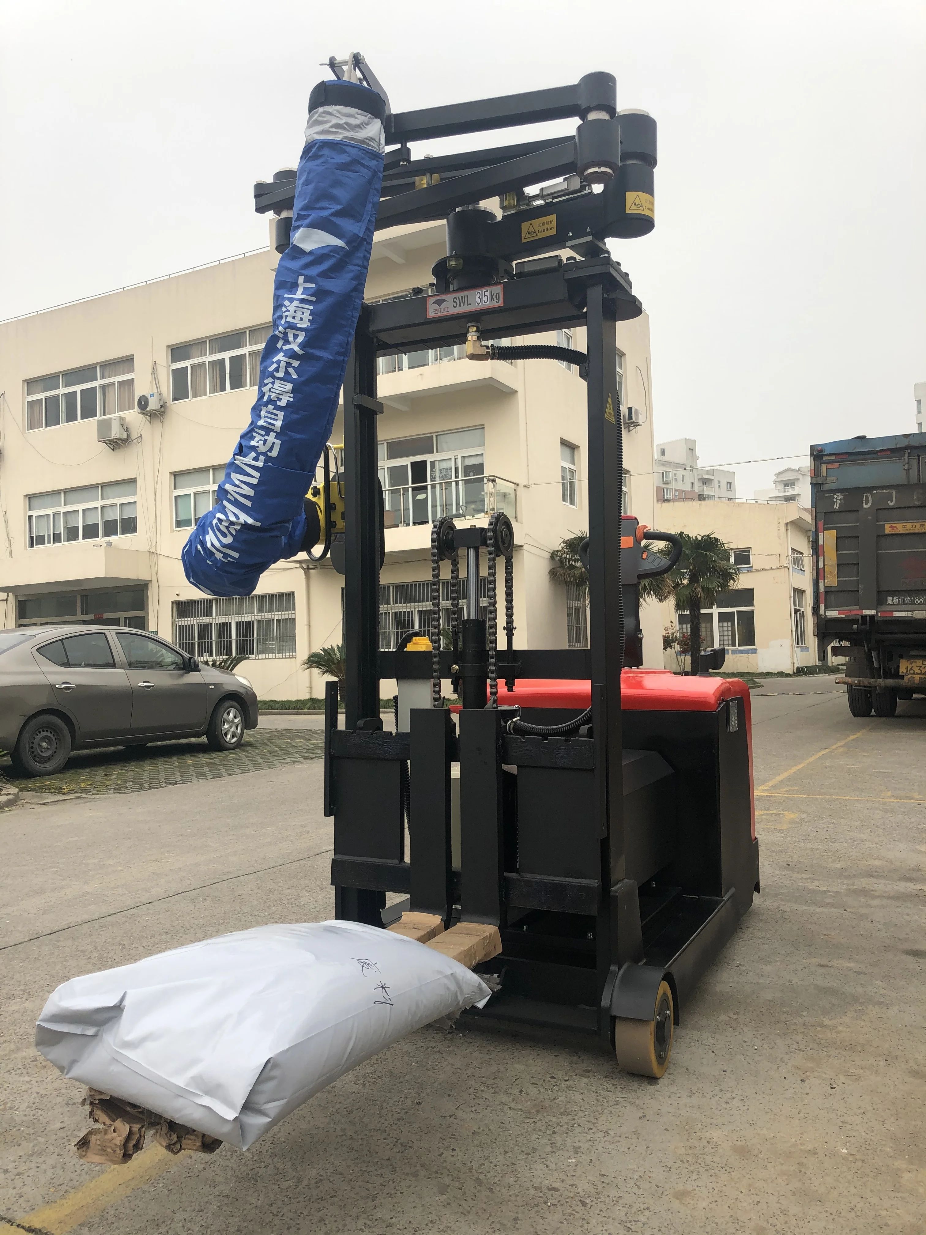 Direct Factory sale vacuum sack lifter stacker reclaimer machine for lifting 80kg sacks
