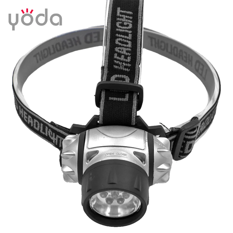 Plastic cheap AAA dry battery 7 12 20 21 multi led Headlamp for promotion gift