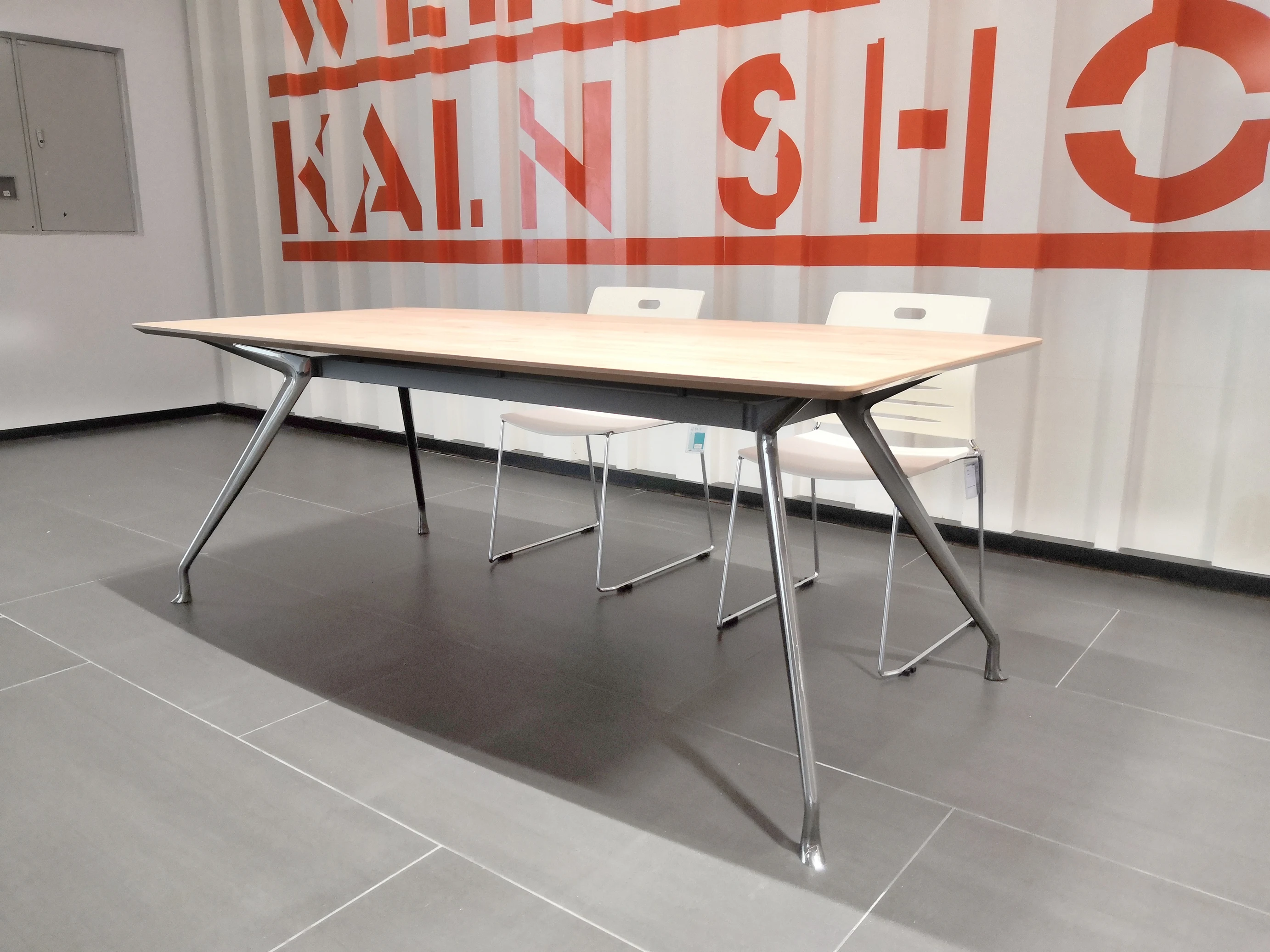 Free Custom 4,6,8,10 Seater Modern Office Furniture Wooden Office Meeting Room Table Conference Table