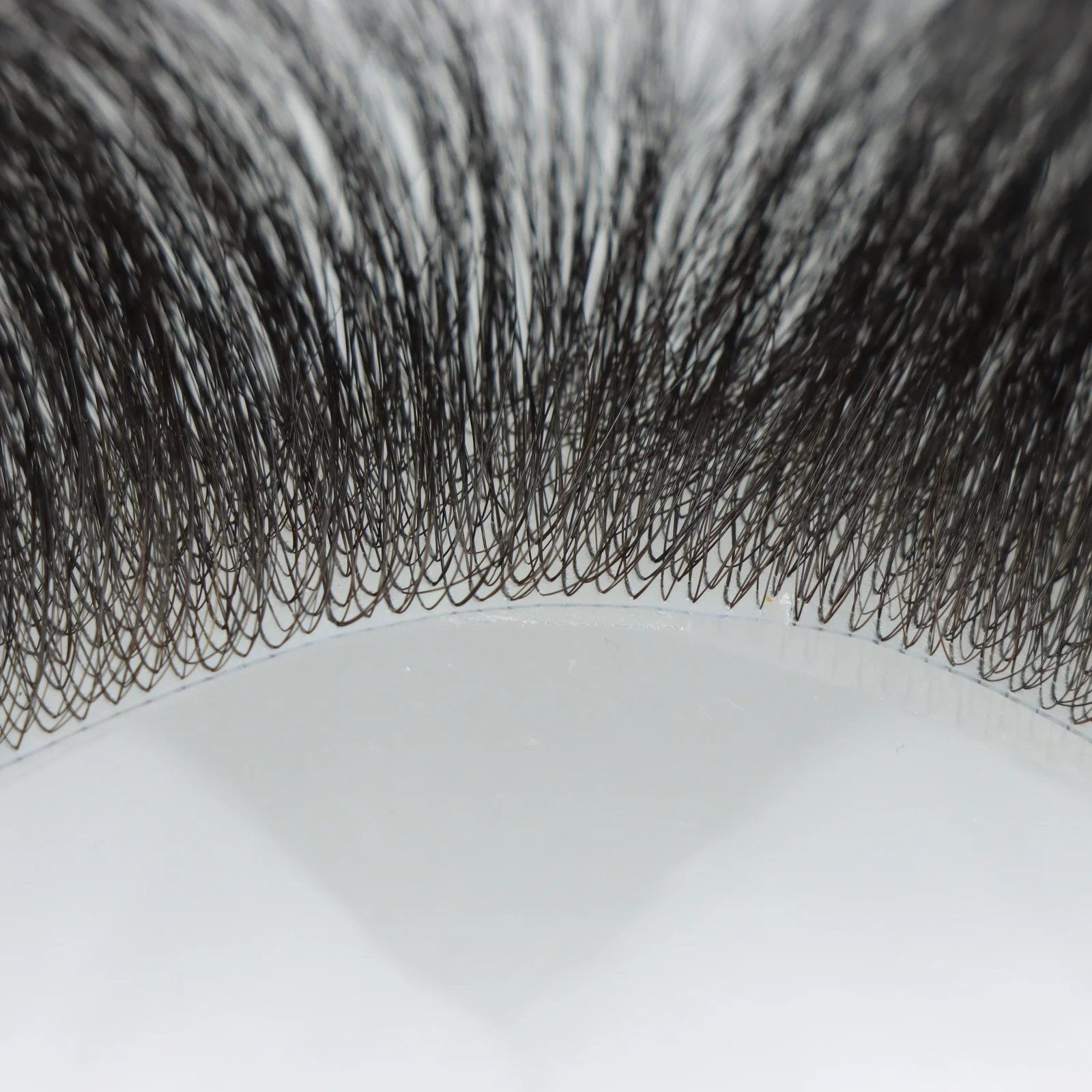 Thin Skin PU V Loop Male Wig Poly Base Human Remy Hair Prosthesis Frontal Hair Piece For Men Slim Patch Hairline