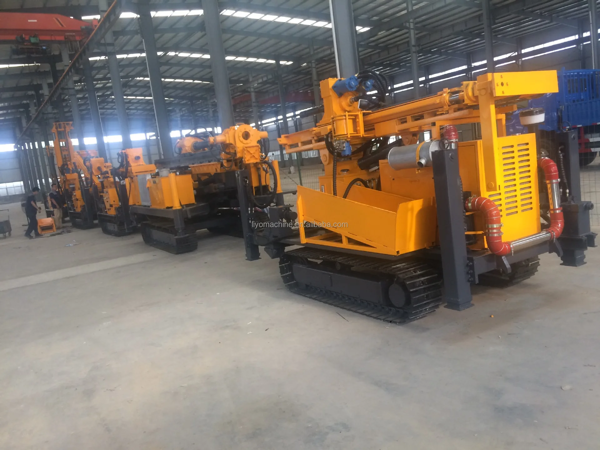 Water and Hammer dual use diamond core drilling rig QY200 dth water bore drilling rig machine for sale