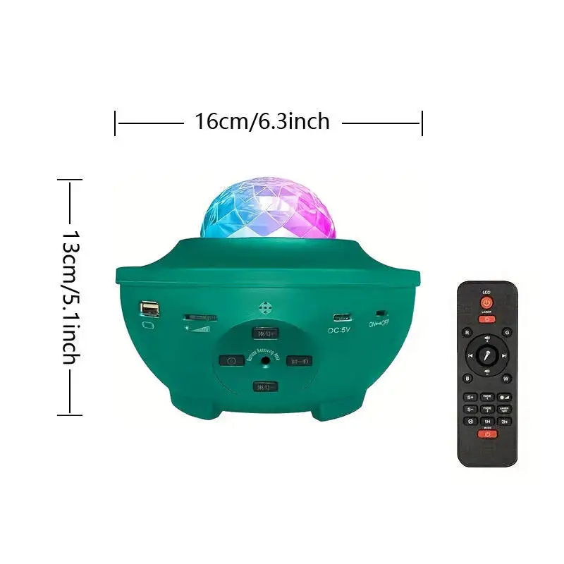 Creative Smart LED Night Sky Star Projector Light Laser Star Projector Bluetooth Music Speaker Projector With Remote Control
