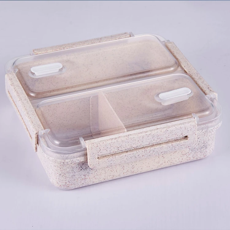 Single-layer lunch container adult portable microwave lunch boxes school student sealed New Korean bento