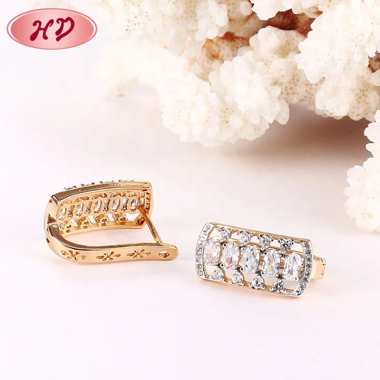 Multicoloured Fashion Earring Designs New Model Diamond Earrings Jewelry