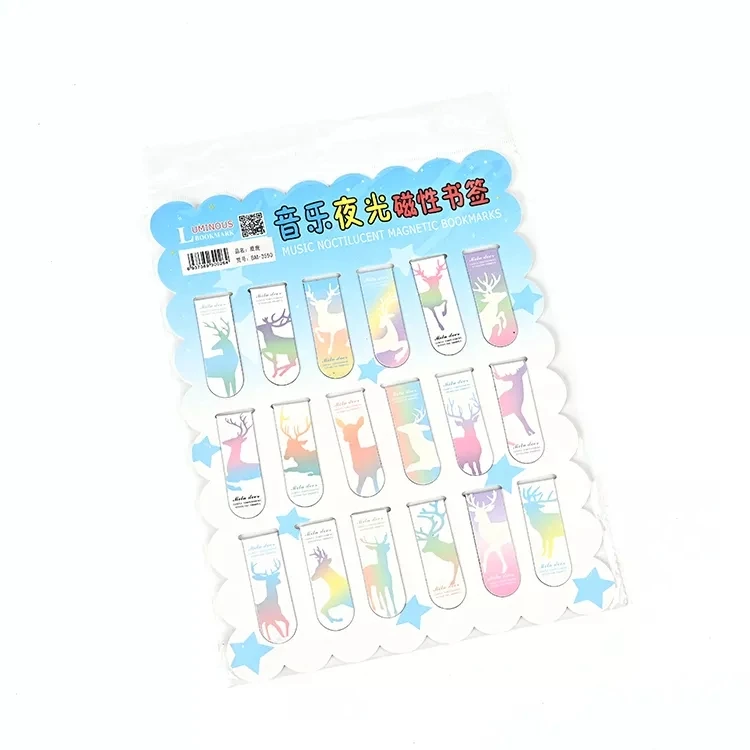 High quality paper magnetic paper blank bookmark custom bookmark