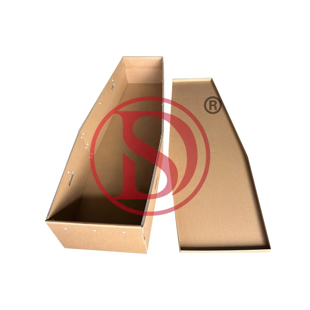 European Style Recyclable Cardboard Coffin Environmentally Friendly Paper Body Cover for Adult Cremation