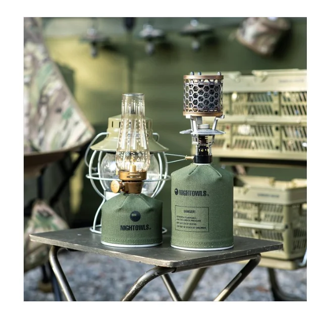 Cover Exquisite Camping Canvas Gas Tank Cover Outdoor Flat Gas Tank Long Gas Tank Accessories Protective Cover