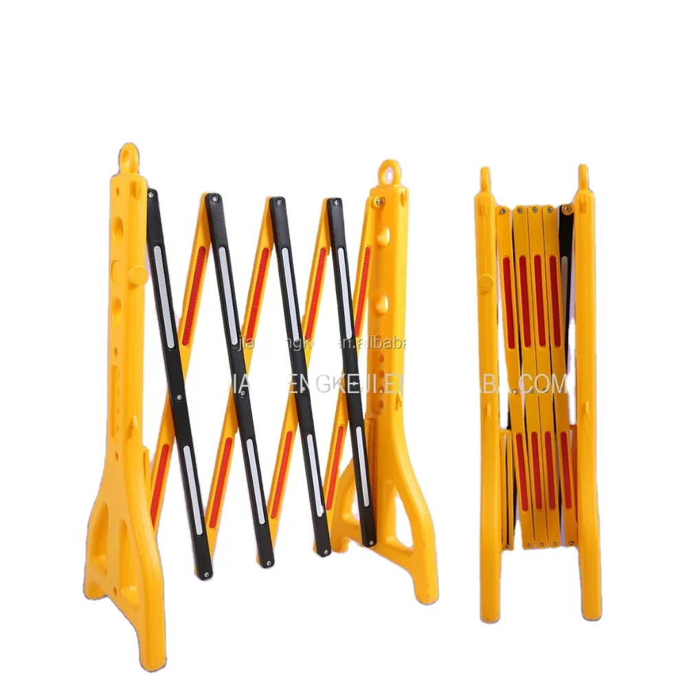 Road Plastic Barricade Warning  Fence Expandable  Plastic Barrier