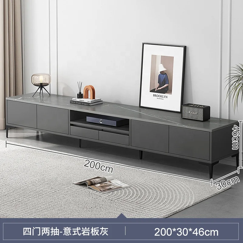 YOUTAI modern simple light luxury living room furniture coffee table tv stand combination