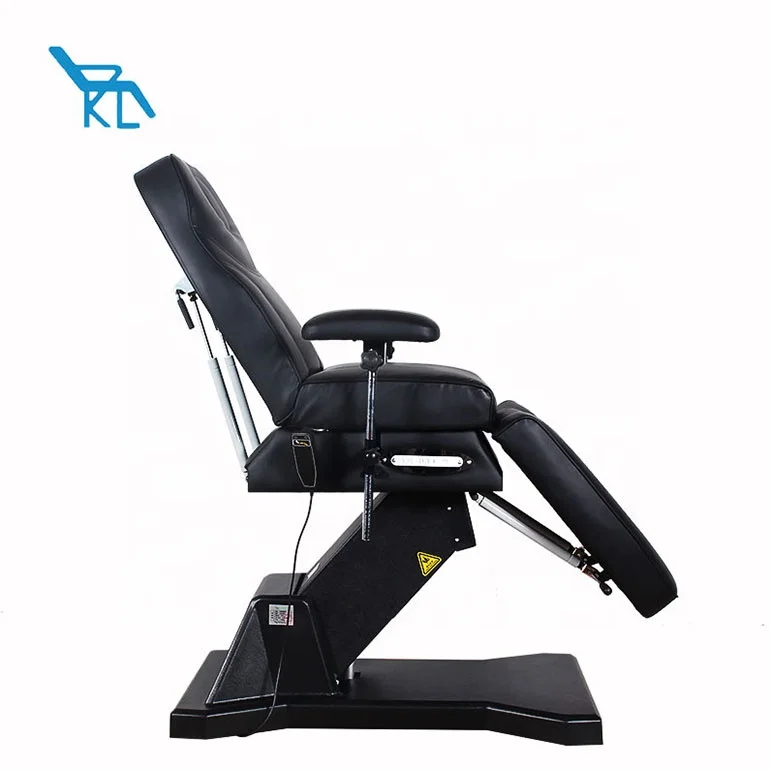 Multifunctional black tattoo equipment furniture professional massage table chair electric tattoo bed wholesale