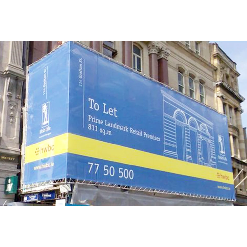 Banner Outdoor Business Sign Customized Advertising Promotion Building Wraps Mesh Banner