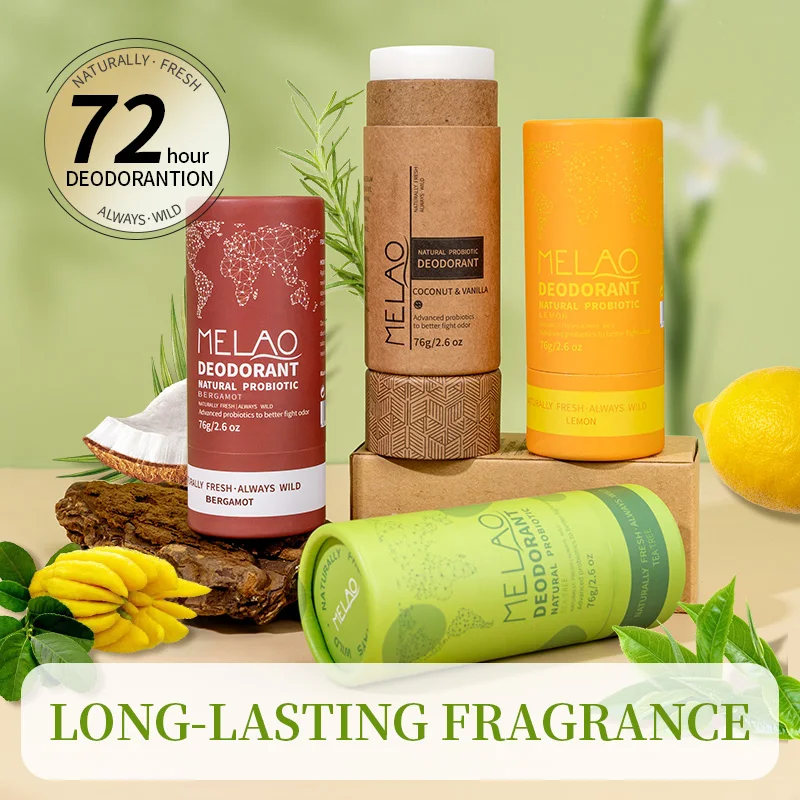 Smell Fresh Natural Roll On Deodorant Biological Balance Odor Neutralize Aluminum-Free Probiotic Deodorant