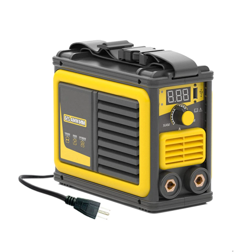 110v/220v Portable Mini Welder, Mig/tig/arc Igbt Inverter Mma 250a Esab Ac Dc Copper Wire Electric Welding Machine For Home Weld