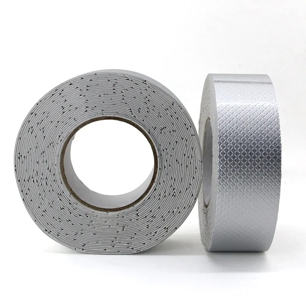 10cm 15cm Rubber Waterproof Adhesive Sealant Tapes Aluminum Foil Butyl Tape For Repairing Tubes