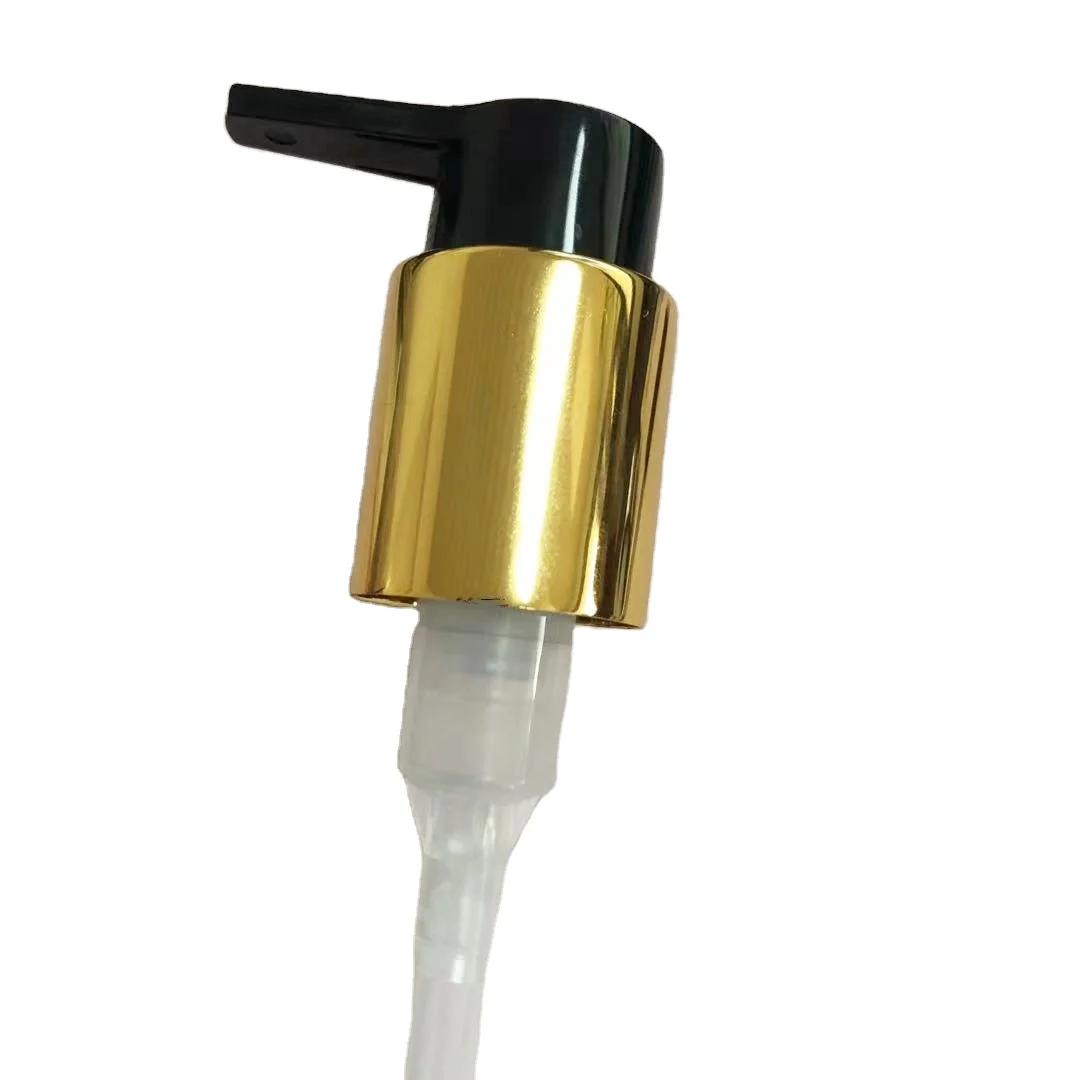 24/410  long nozzle Aluminum plastic lotion cream pump for cosmetic bottle