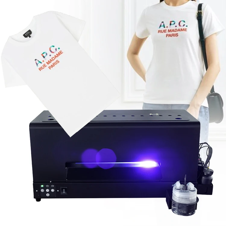 2023 New Design 60cm DTF Printer 3D Metal Label Sticker Roll A B Film Printing