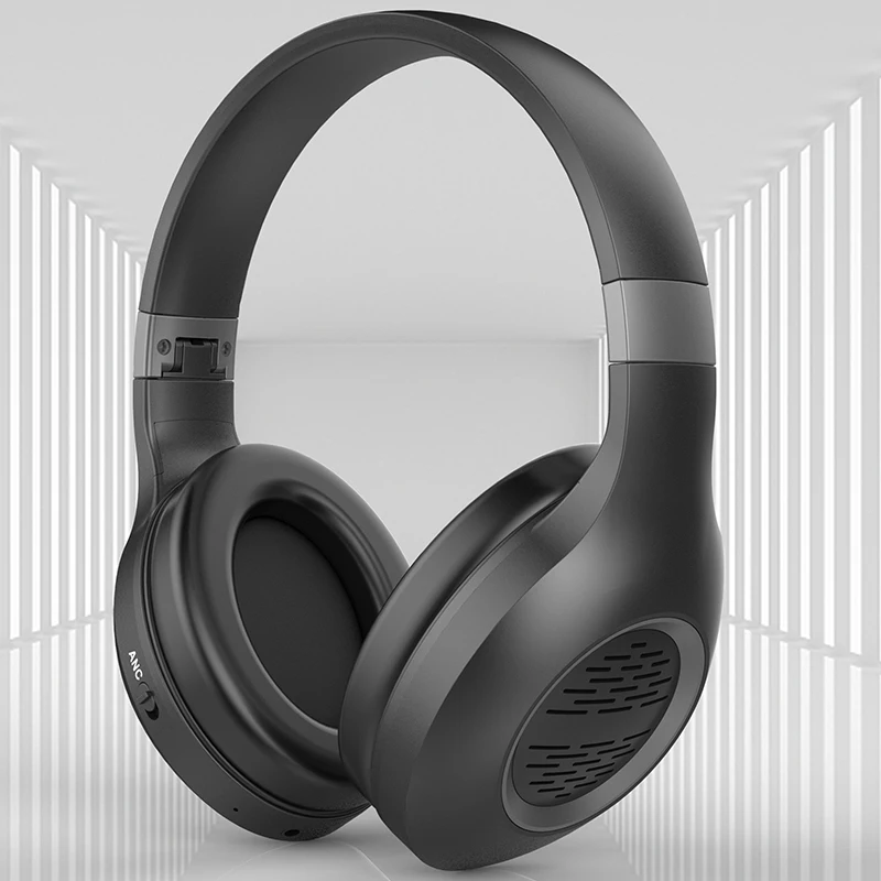 
OEM Custom Logo ANC Loud Sound High Quality Low MOQ Active Noise Cancelling Best Earphones Headphones 