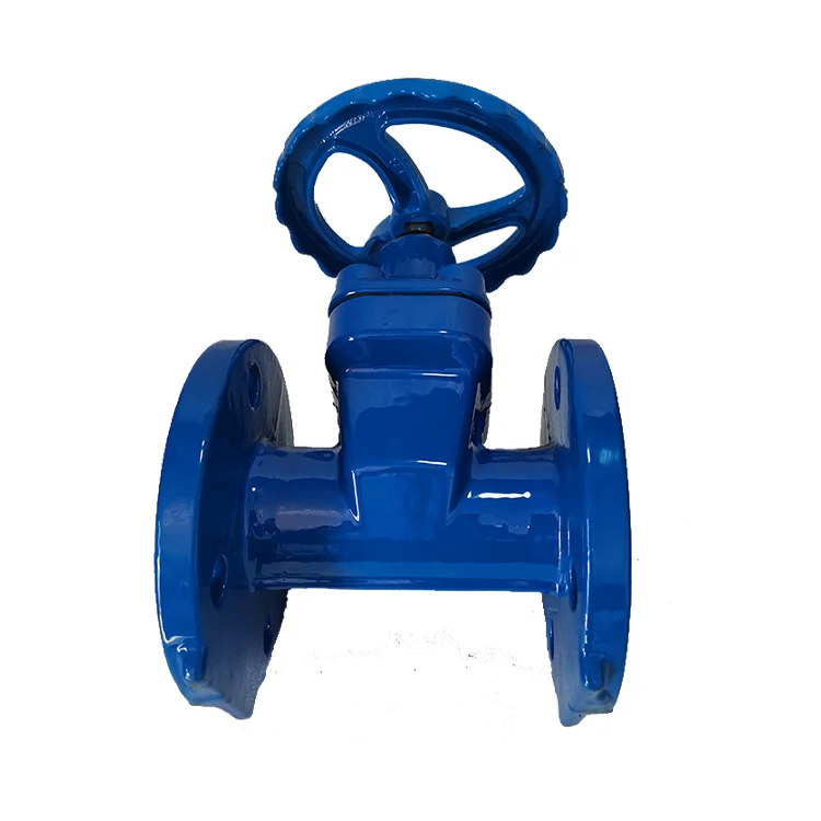 F4 GGG50 Gate Valve DN150 DIN3352 33KG Manufacturer Resilient Seated Flanged Gate Valves
