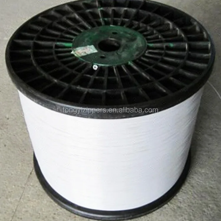 
High quality filament polyester PET monofilament yarn 0.68mm 0.50mm China factory used for zipper teeth 