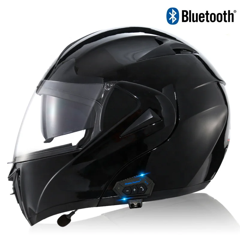 Wejump Carbon Fiber Bluetooth Helmet Headset Motorcycle Bluetooth Headset Intercom