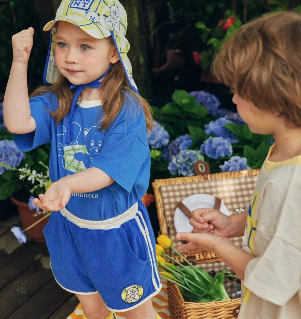 Baby girls clothing sets newborn baby summer organic cotton clothes set wholesale baby outfit