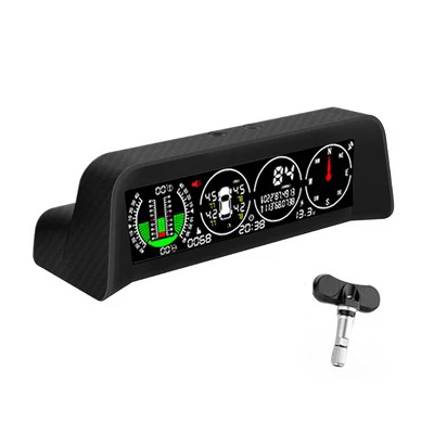 Внедорожный Инклинометр 3-в-1 с системой контроля давления в шинах на 4 колеса TPMS и X91-TPMS GPS-дисплея