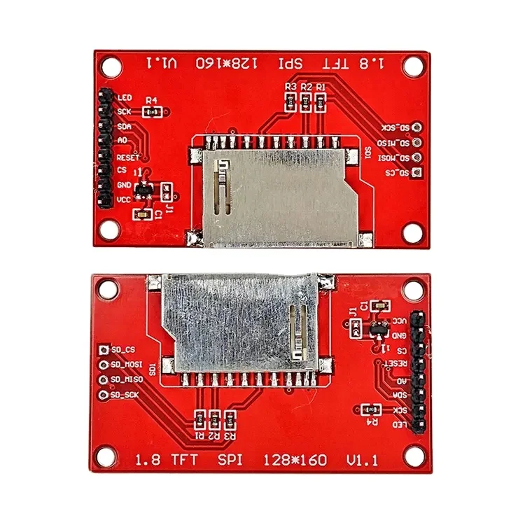 Hot Sale SD Card RGB Color LCD Module 1.8 Inch TFT LCD Display Module ST7735S  LCD TFT 1.8 Inch
