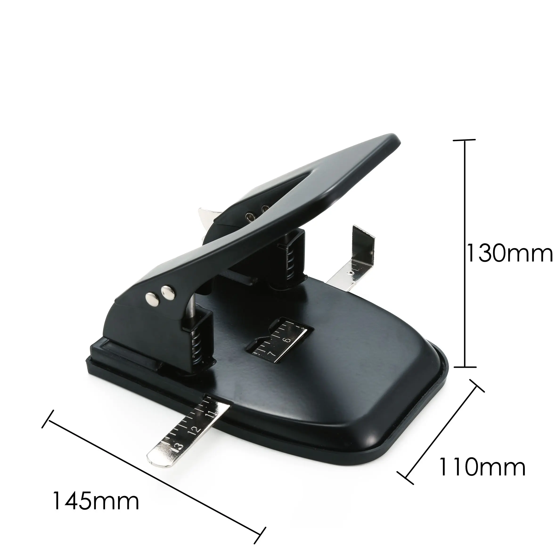 professional manufacturer metal puncher producing 2 hole paper punch manual hole puncher