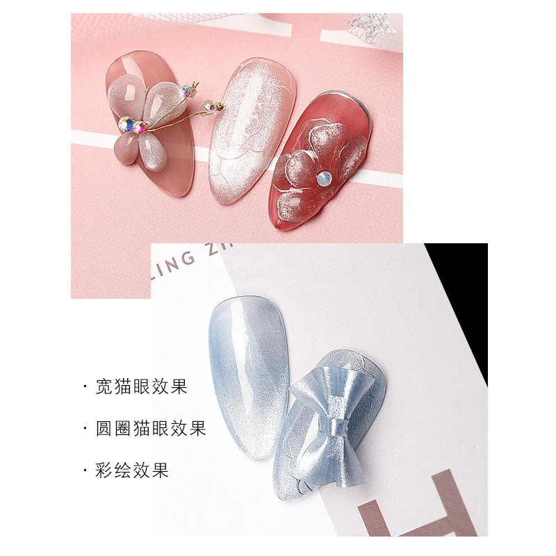 PinPai Hot Sale New Style Colorful Cat Eye Gel Magnetic Suction Gel Polish