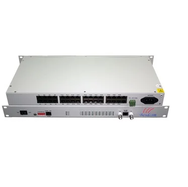 30 Channel  (fxs/fxo) Voice POTs Fiber Optical Multiplexer Voice over Fiber Converter