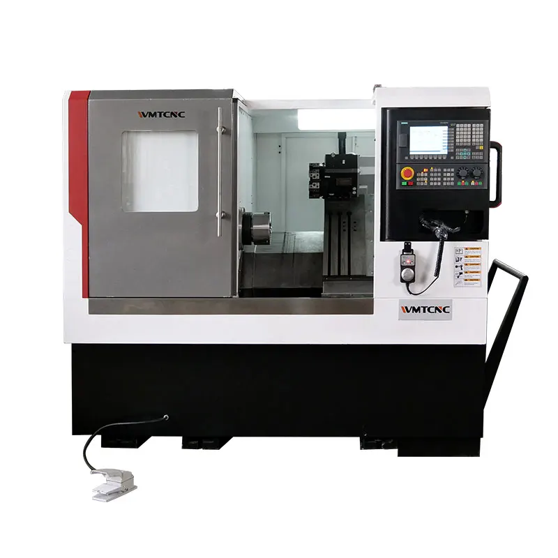 Inclined bed cnc lathe CK35L torno cnc turning center machine  2 axis slant Bed lathe cnc machine