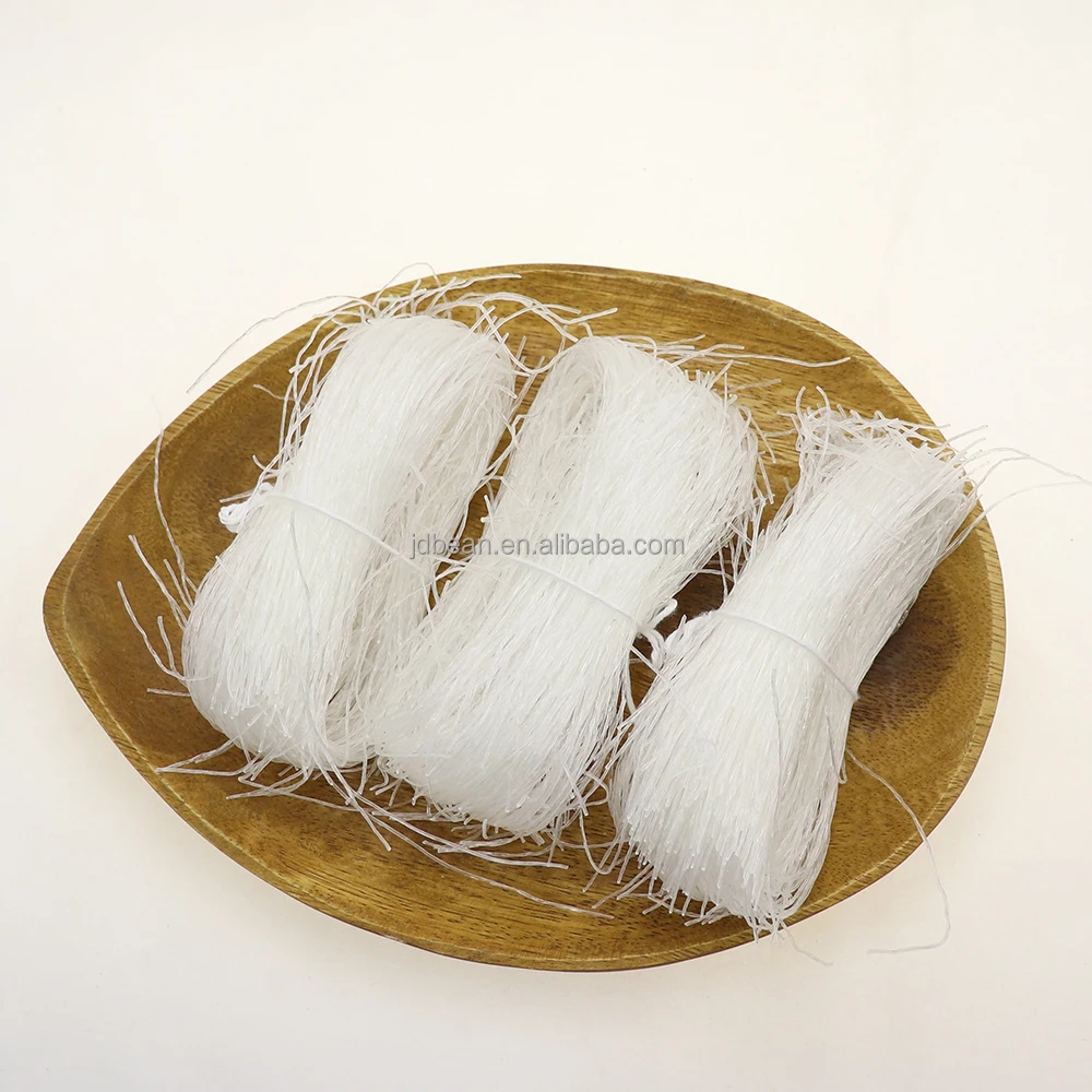 Chinese Hotpot Food Dried Mung Bean Noodles NON GMO Gluten Free Pea Mung Bean Dried Crystal Glass Noodles Vermicelli