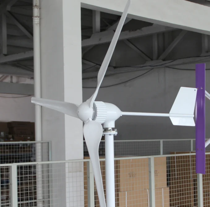 Manufacturer Good Price Horizontal Axis 1kw Wind Turbine 24/48v Wind Generator for Home Use Hot Sale