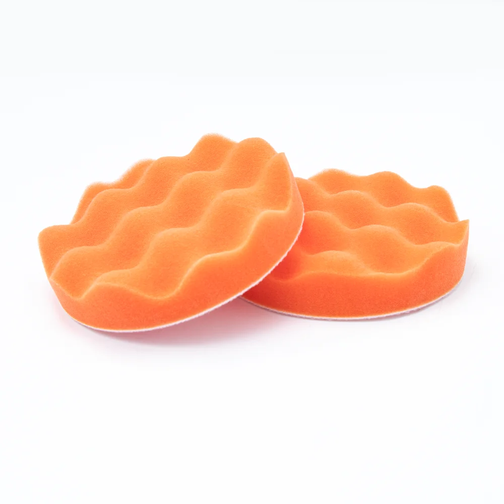 Automobile polishing disc wheel hub polishing wheel conical sponge wheel wave polishing pad