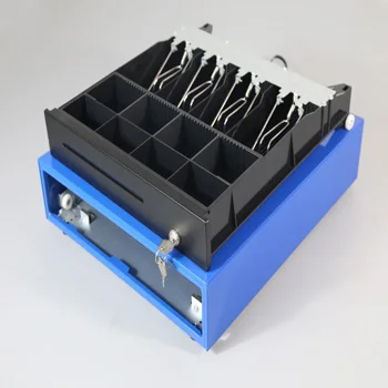 electronic POS stainless steel roller bearing cash drawer KER-350 white