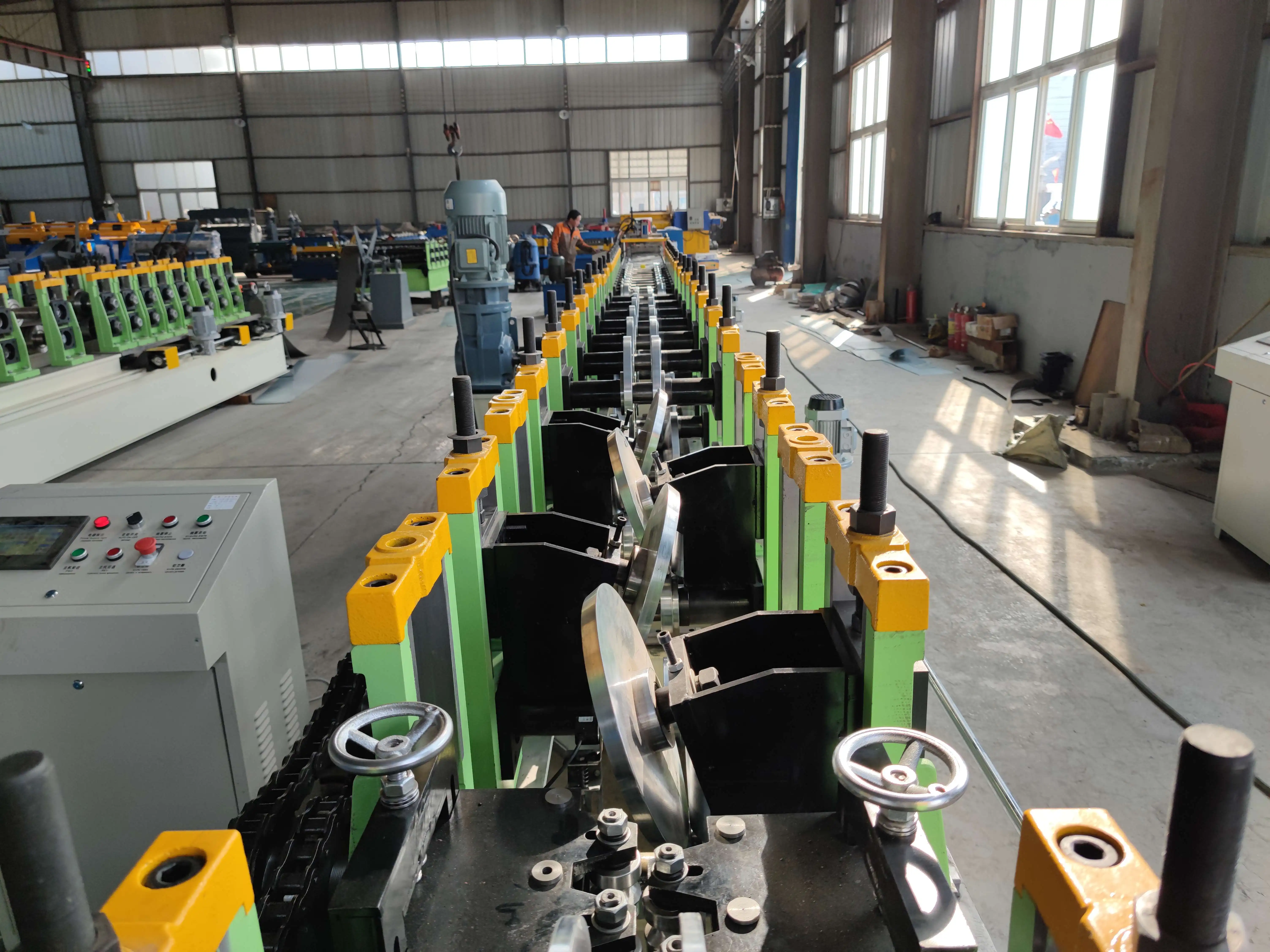 Automatic Cable Tray Roll Forming Machine New Condition Roof Wall PLC Control System for Floor Construction Tile Industries