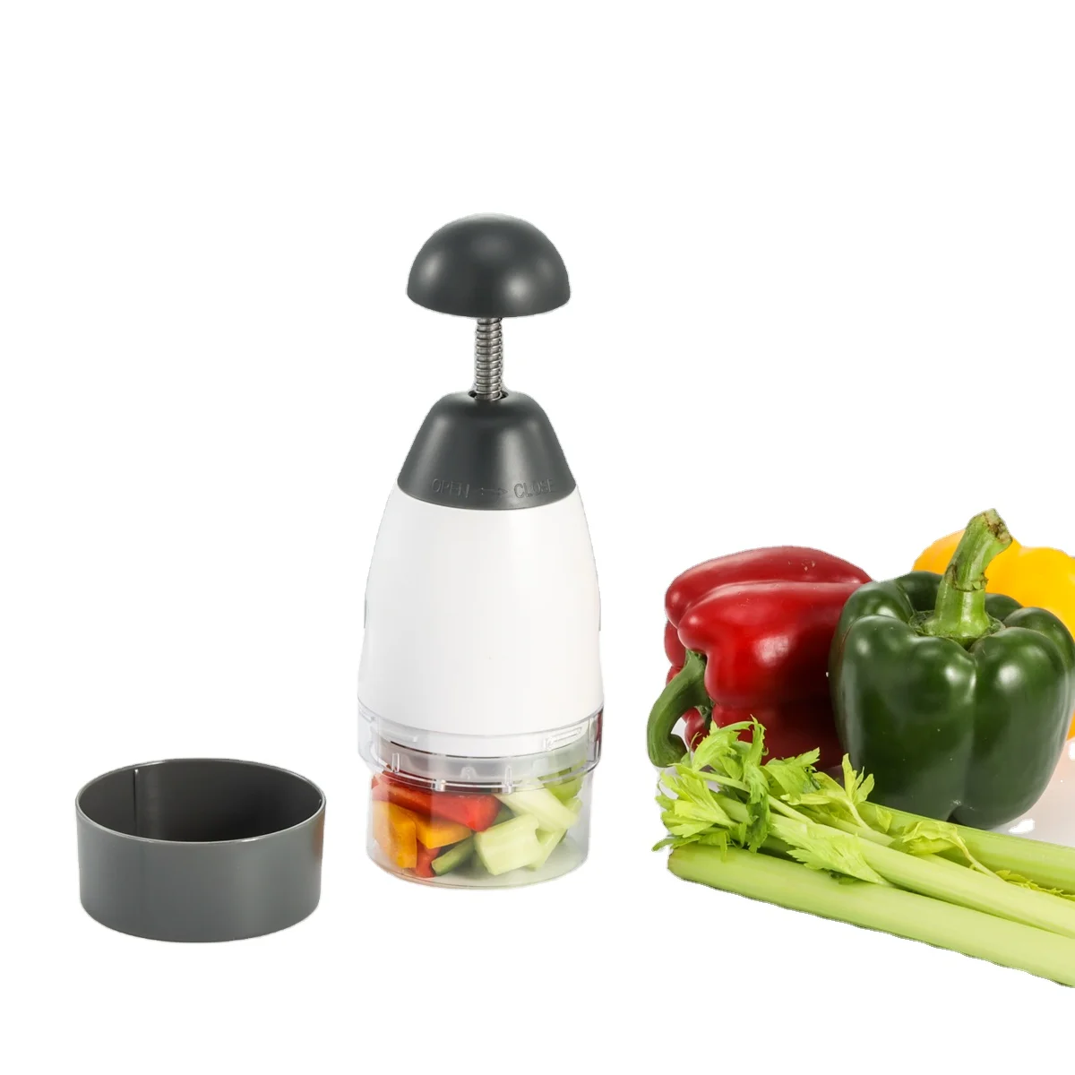 Ручной скоростной измельчитель фруктов, овощей, лука, мини-измельчитель еды для кухни