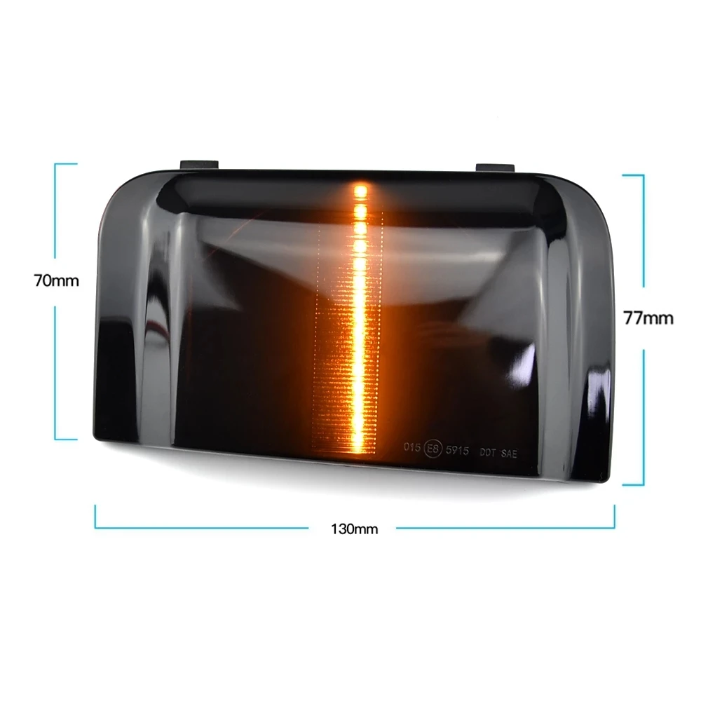 Side Wing Rearview Mirror Dynamic Blinker Flowing Indicator LED Turn Signal Light For Peugeot Boxer Fiat Ducato Citroen Jumper