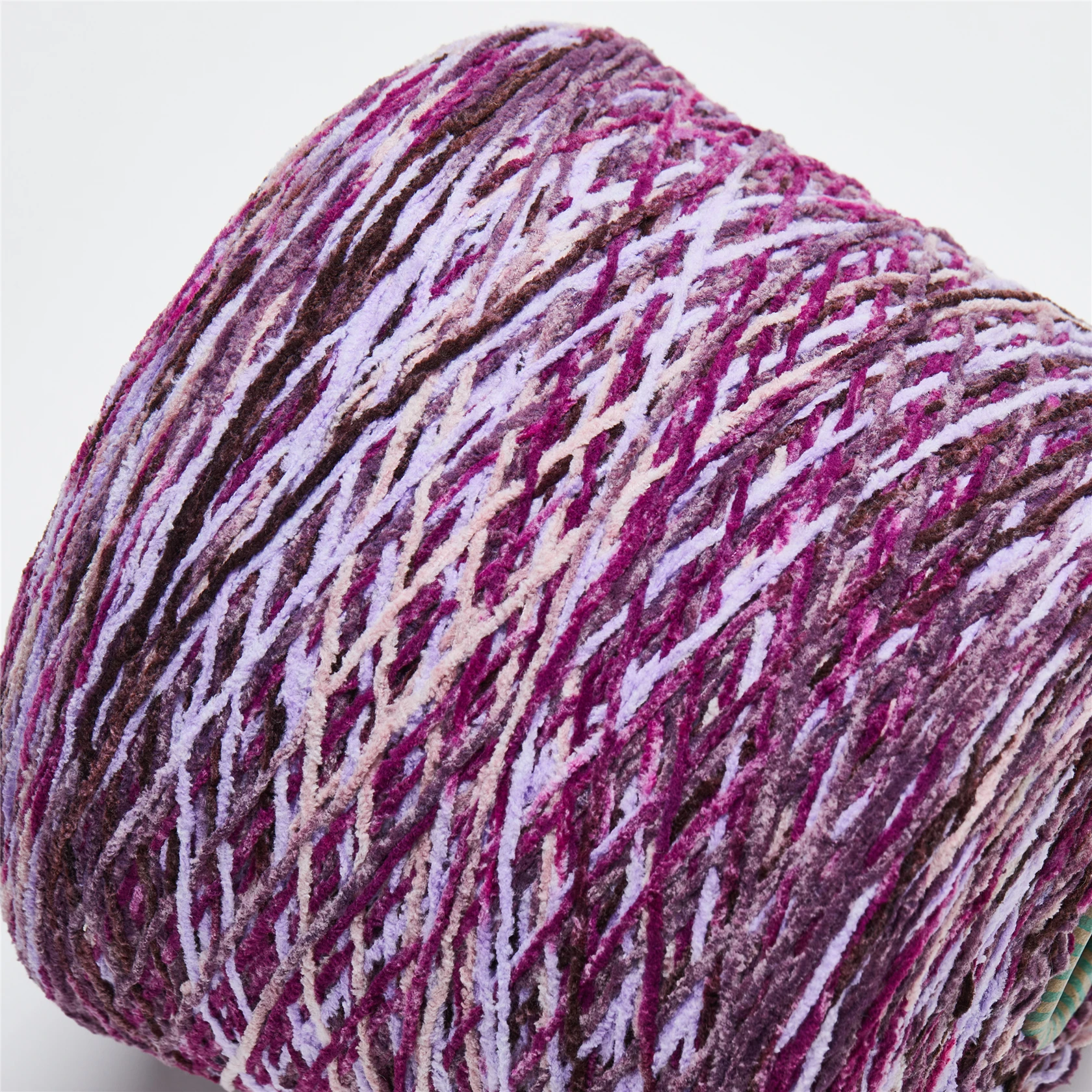 1/4.5 нм синель пряжа, космическая окрашенная гладкая синель бархатная пряжа 100% полиэстер необычная пряжа