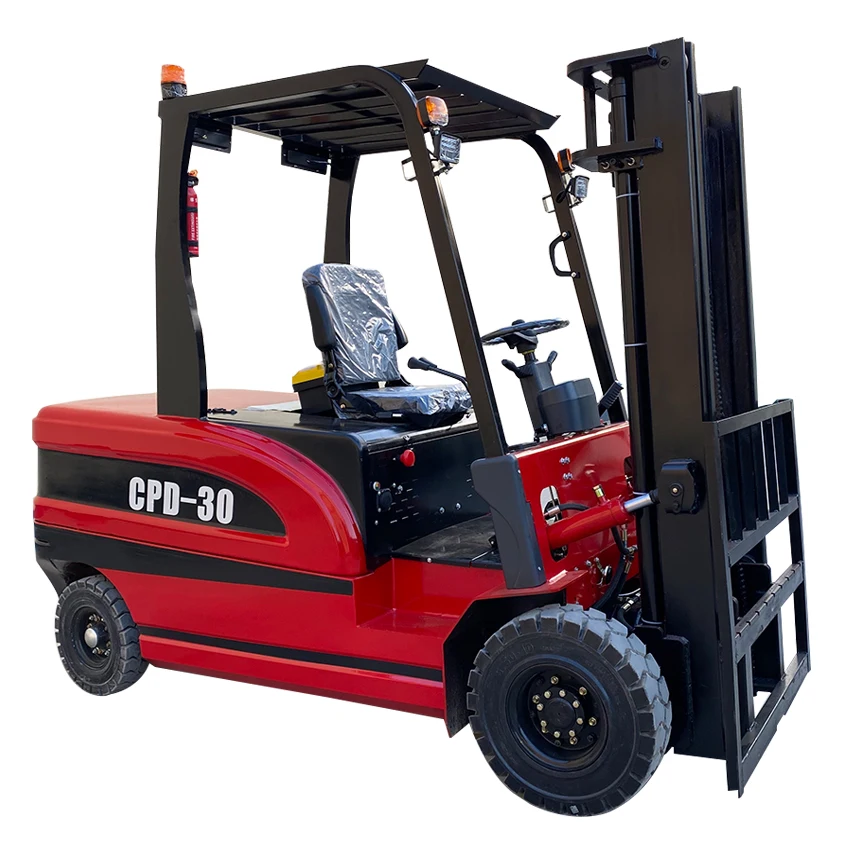 Electric forklift load 0.5-3.5 tons 3-6 meters four-wheel truck freight station warehouse cargo handling equipment