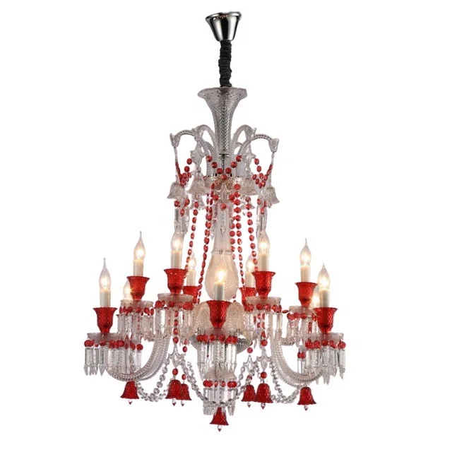 Bacarat Luxurious crystal hanging lamp CE ROHS lighting European classical chandelier for home house hotel restaurant wedding