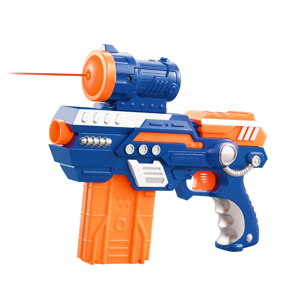 Revolver Toy Gun 357 Foam Refill Bullets Perfect Shooting Toy Set for Kids & Adults w/ Bonus Accessories & Gift Box