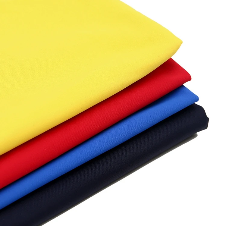 Гладкокрашеные индивидуально создаваемой цветовой гаммы из нейлона и спандекса высокая эластичная ткань для Одежда