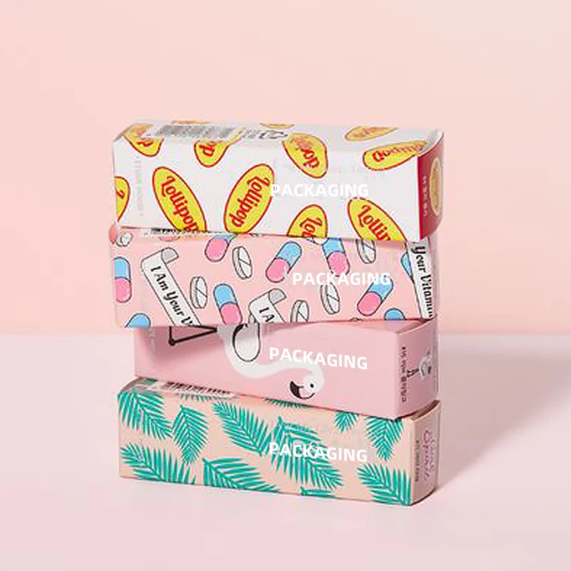 Manufacturer Customized Colorful Lipstick Paper Box Cosmetic Paper Boxes for Beauty Packaging