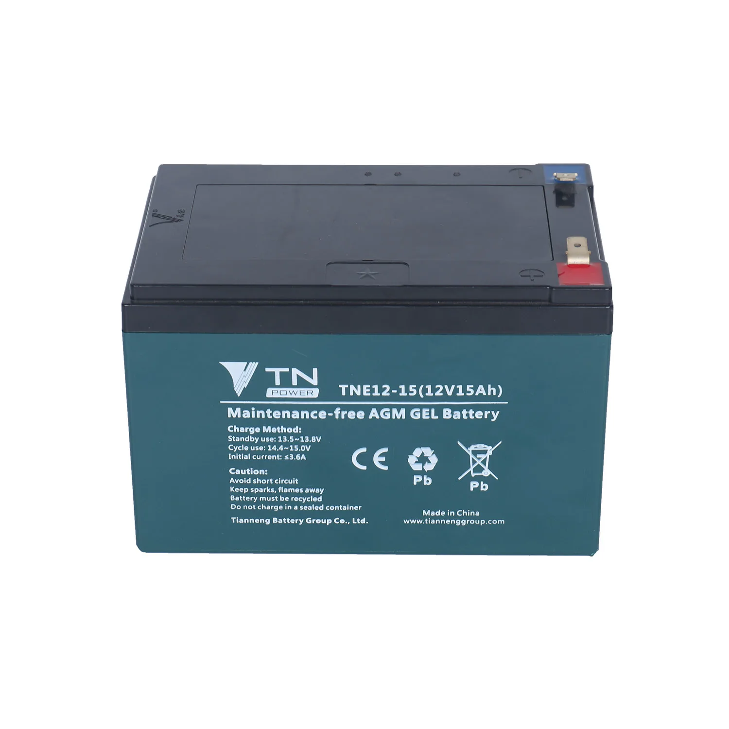 Lead acid battery motive electric bike E-scooter battery Maintenance-free battery 12V15Ah