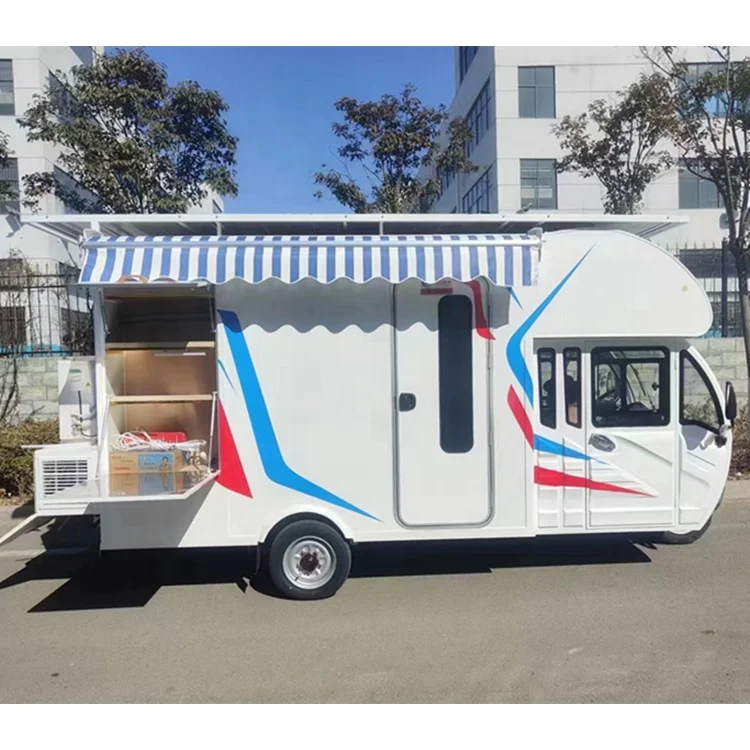 High profit Multi functional wide output range  Stainless steel flow shop mobile food van