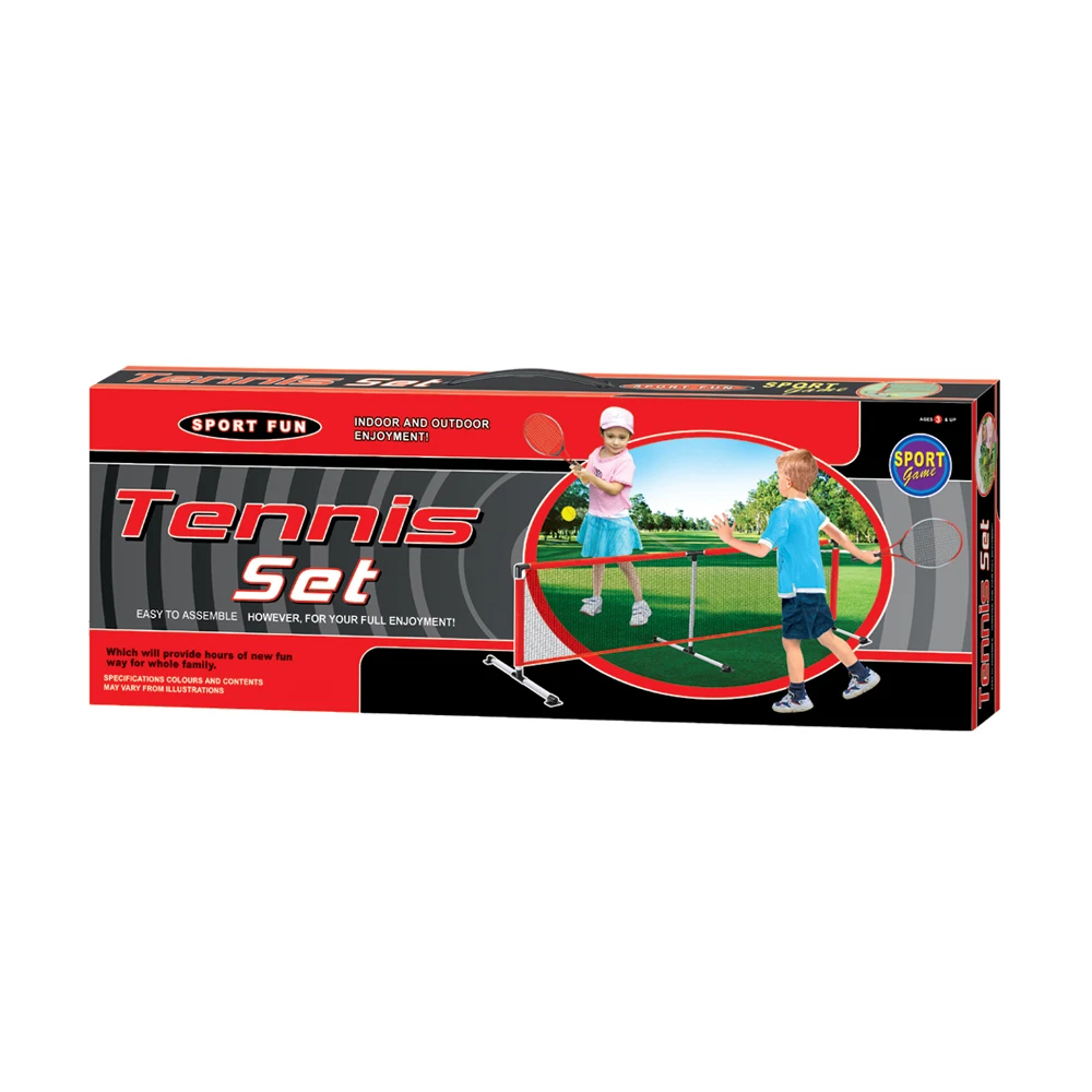 Детская Спортивная тренировочная игрушка, ракетка для тенниса с сетчатыми мячиками и сумкой для переноски