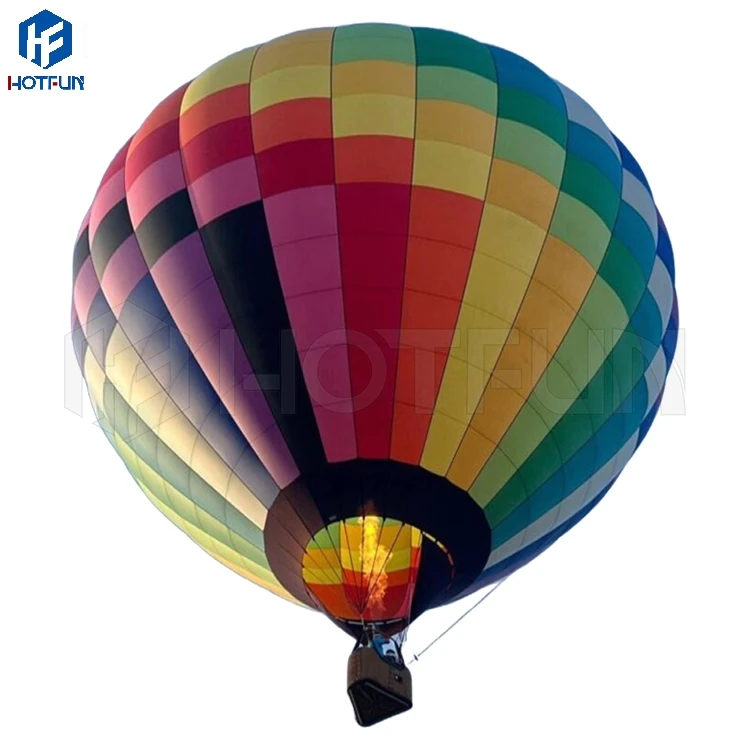 Very popular Colorful advertising Inflatable Hot Air Shape Ground Balloon ball with bright led lights for sale