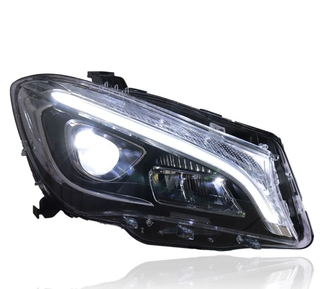 USD 299 one side one piece New LED Car headlight RIGHT LEFT CAR Light for For Mercedes Benz W117 CLA Class 2014-2019